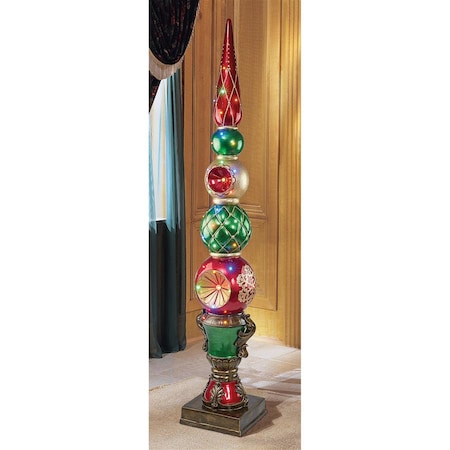 Design Toscano Ornament Topiary Illuminated Holiday Statue DB477019